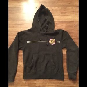 Dark gray Santa Cruz hoodie